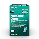 Amazon Basic Care Nicotine Polacrilex Uncoated Gum