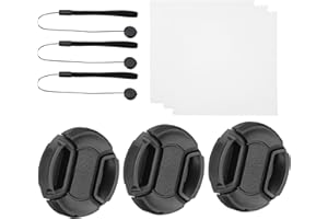 PATIKIL 39mm Lens Cap Set, 3Pack Center Pinch Snap Camera Lens Cover for Front Len Suitable for 39mm Thread Universal DSLR Le