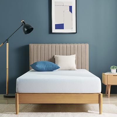 Zinus 8 Inch Green Tea Cooling Memory Foam Mattress [New Version], Twin, Fiberglass Free, Medium Firmness, Cooling Gel Foam, Certified Safe Foams & Fabric, Mattress in A Box