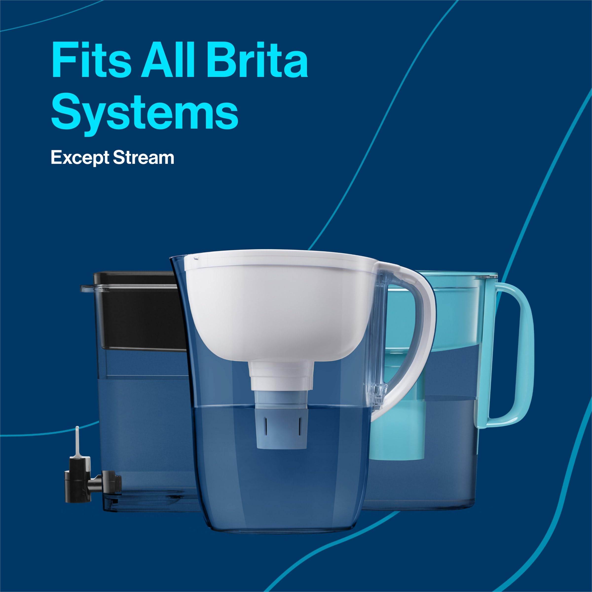Brita Water Dispenser, UltraMax Elite Filter, Removes 99% of Lead, Includes 1 Filter, 27-Cup Capacity, Black