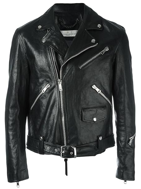 golden goose giacca pelle