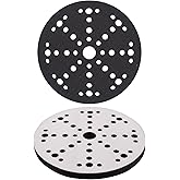 6 Inch Interface Pads Hook and Loop, 49 Holes, 2 Pack | Sponge Cushion Buffer Backing Pad, Foam Sanding Pads for Festool 150 Random Orbital Sanders