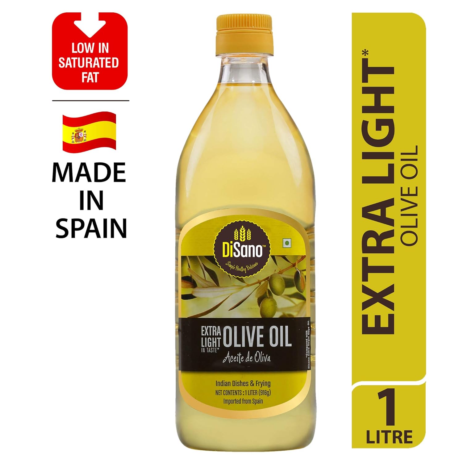 Disano Extra Light Olive Oil, 1L Amazon.in Amazon Pantry