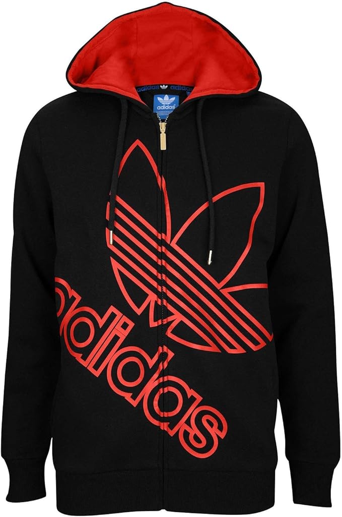 adidas originals trefoil full zip hoodie