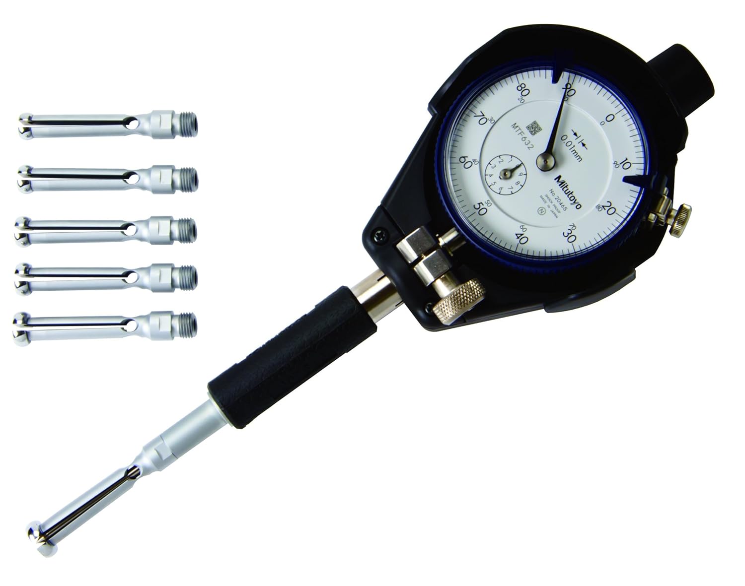 Mitutoyo 526126 Dial Bore Gauge for Extra Small Holes, 710mm Range, 0