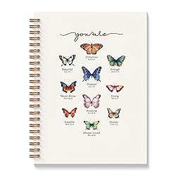 BAYOGITA Christian Butterfly Notebook