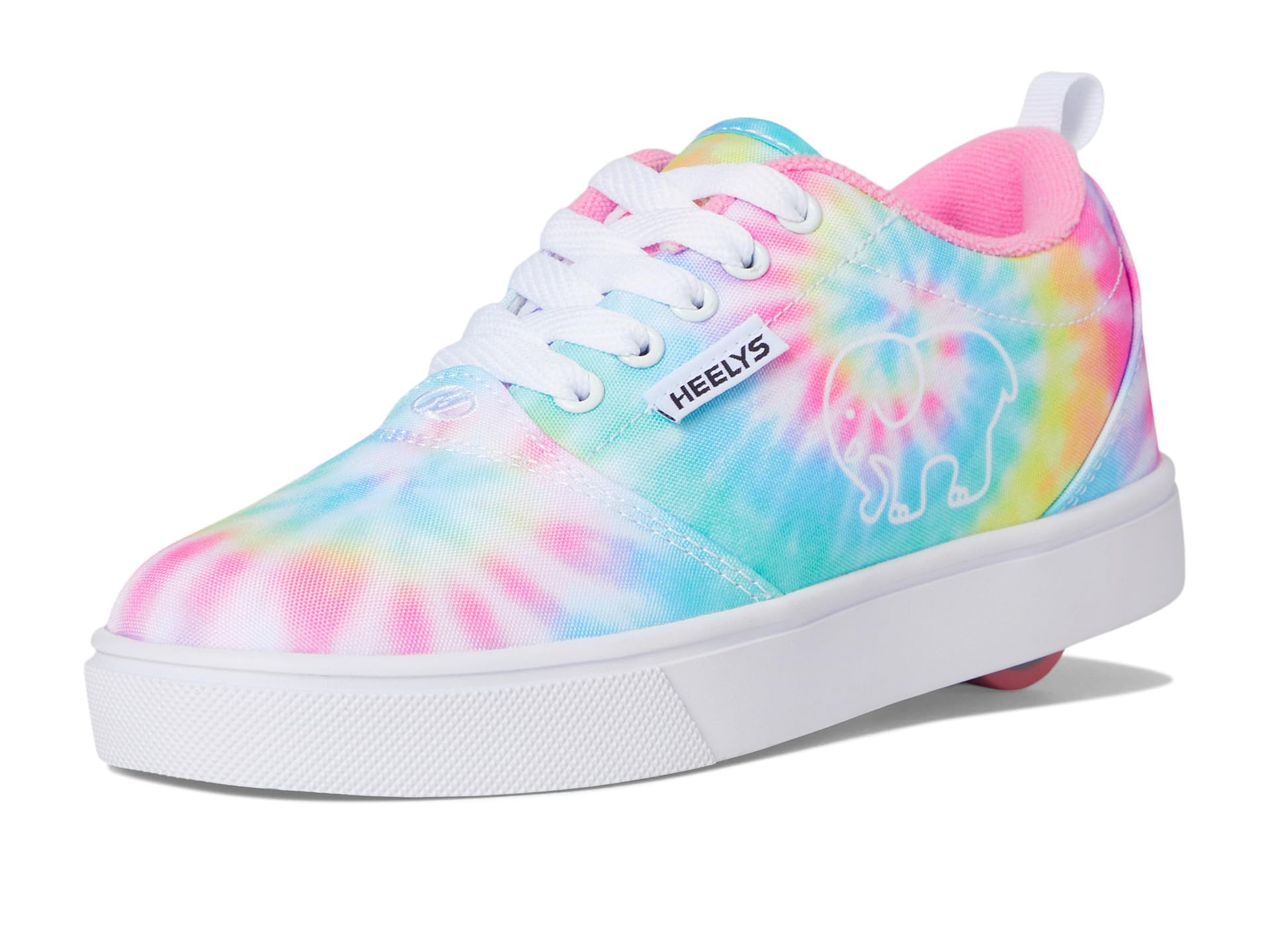 HEELYS Youth Girls Pro 20 Prints Ivory Ella Wheels Skate Sneaker Shoes