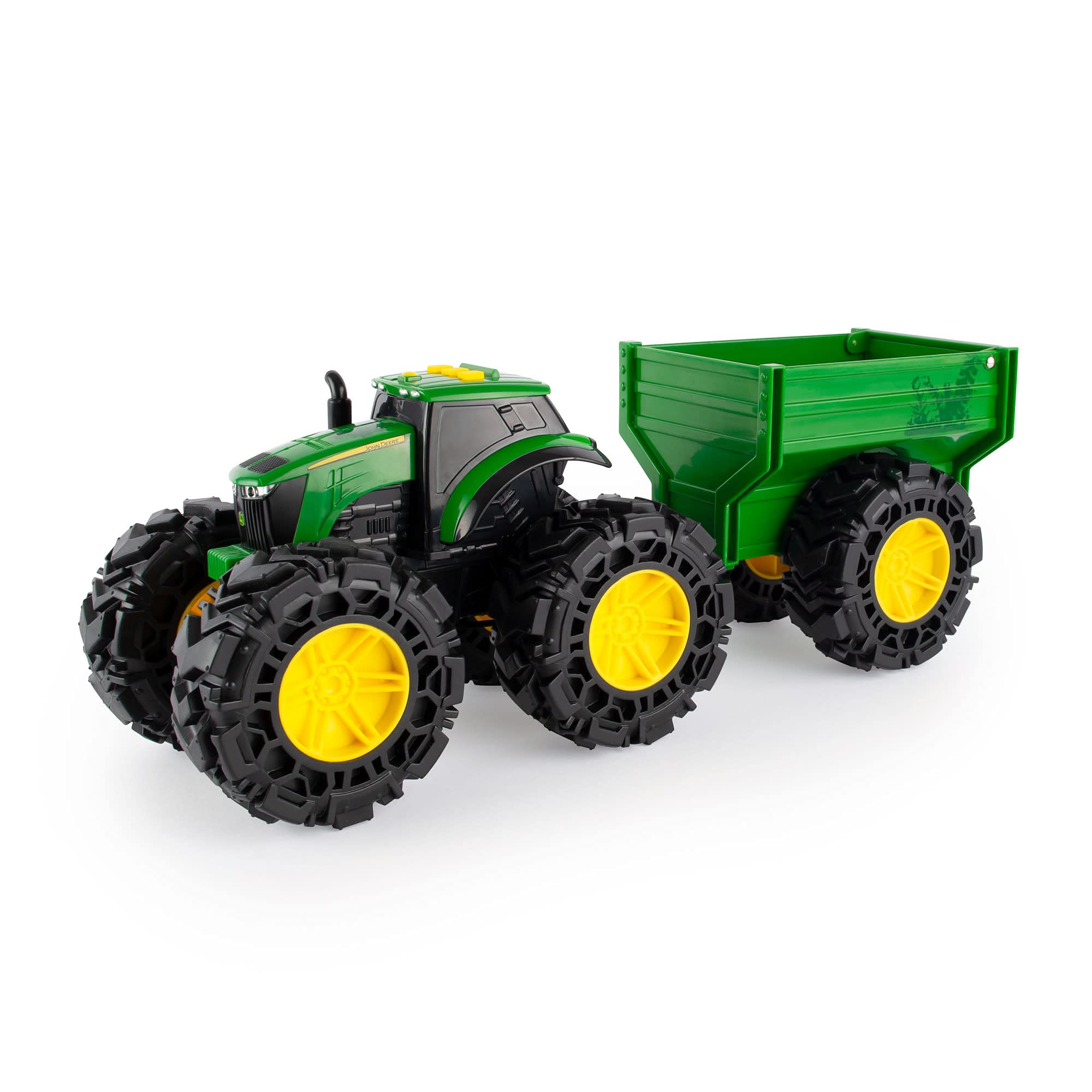 John Deere Kids 736 47353 Lights & Sounds Tractor with Wagon, red — image 1