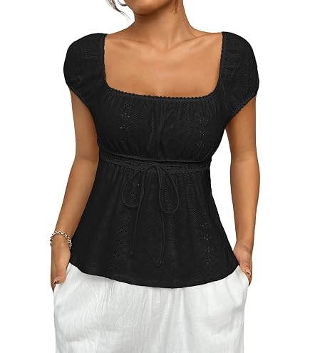 Women Lace Patchwork Crop Tops Sexy V-Neck Solid Color/Check Low