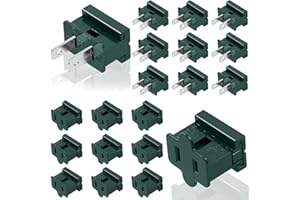 Makevivi Christmas Light Plugs, SPT-1 Vampire Plugs, Christmas Light Blinker Plug 10 Sets(20 Pcs)