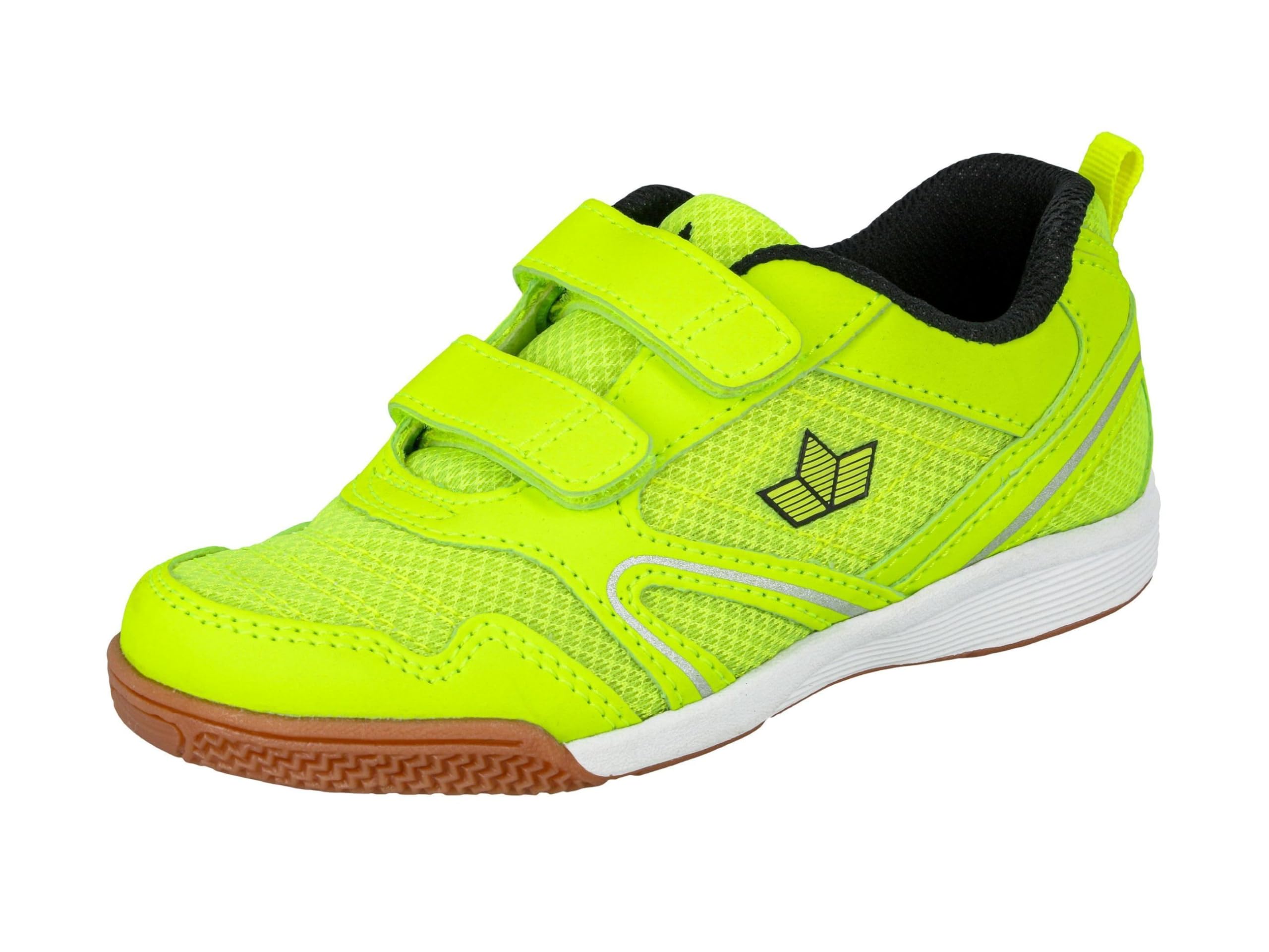 Lico 360771 Men’s Indoor Court Shoe, Neon Yellow/Black, 6.5 UK