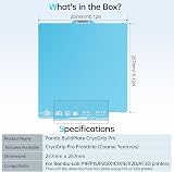 BIQU CryoGrip Pro Frostbite Panda Build Plate 257x257mm for Bambu-Lab P2S P1S view 9