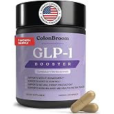 ColonBroom GLP-1 Weight Management, Appetite Control for Women &amp; Men | Vegan, gluten-free capsules with Berberine; supports cravings, energy &amp; mood; no jitters, 60 ct 30-Day Supply