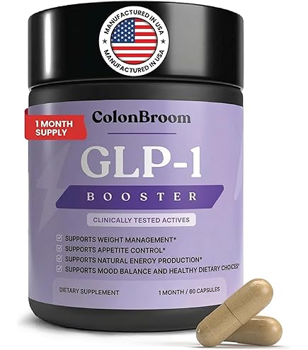 Amazon.com: ColonBroom GLP-1 Weight Management for Women & Men, Vegan, 60 Count