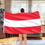AhfuLife Austria Flag 5ft x 3ft Polyester Double Sided with Brass Grommets view 5