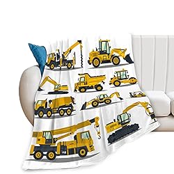 Construction Truck Tractor Excavator Soft Throw