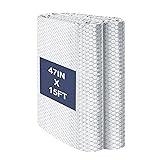 Double Reflective Bubble Foil Insulation Foam, 47IN