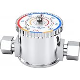 Gas Safety Timer Automatic Shut Off Valve 1/2'' NPT | Non-Electric, For BBQ Grill &amp; Kitchen Fireplace, Natural Gas Propane Stop Device, Indoor Outdoor