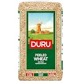 Duru Peeled Wheat, 35.2oz (1000g), 100% Natural and Certificated, High Fiber and Protein, Non-GMO, Great for Vegan Recipes, Better than Rice