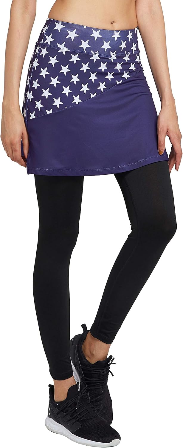 alvon Women Skirted Leggings Workout Leggings with Skirt Athletic Skort