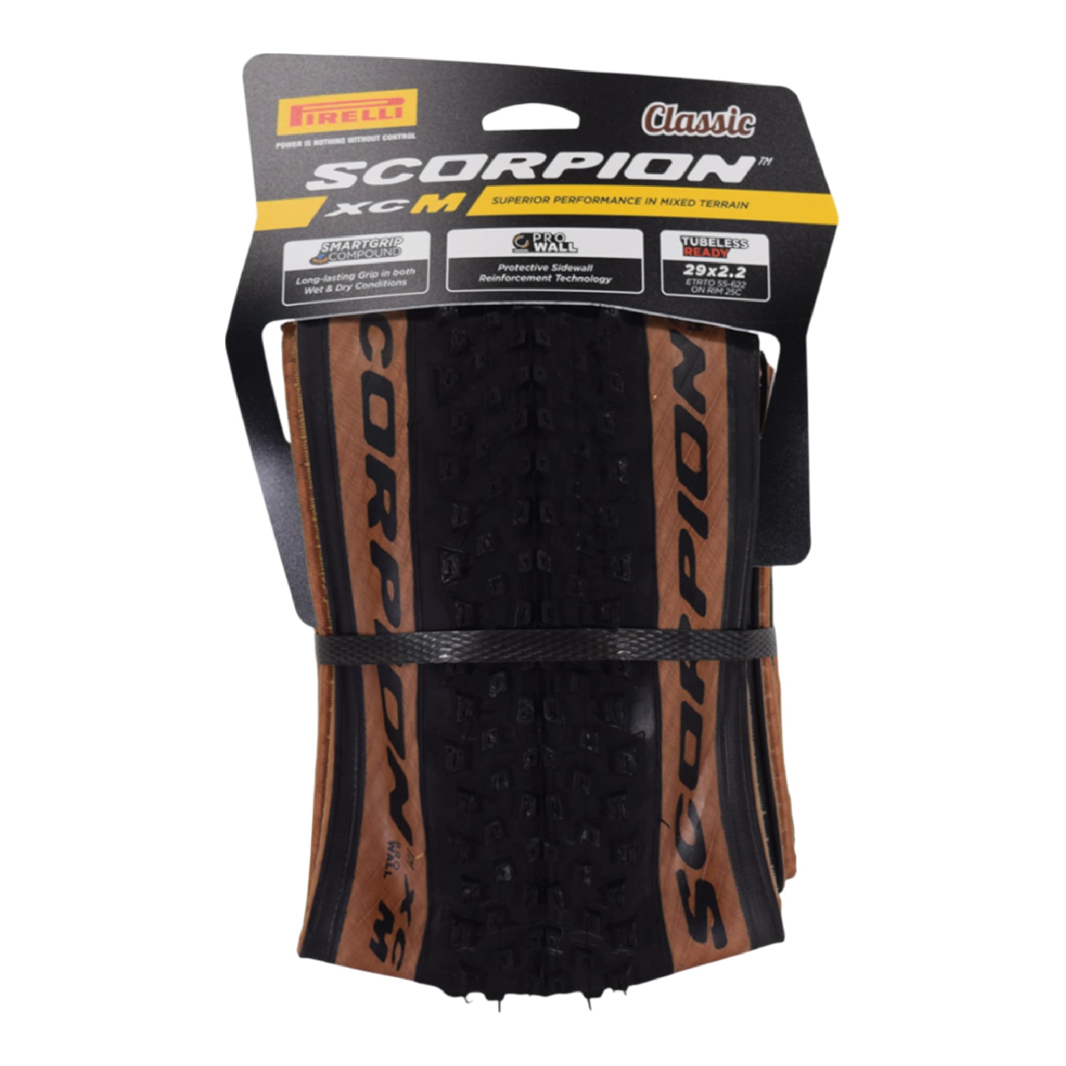 Pirelli Scorpion MTB Tyre Trail M, Prowall Team Edition, Smartgrip, 29 x 2.4, Black