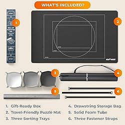 Newverest Jigsaw Puzzle Mat Roll Up, Saver Pad