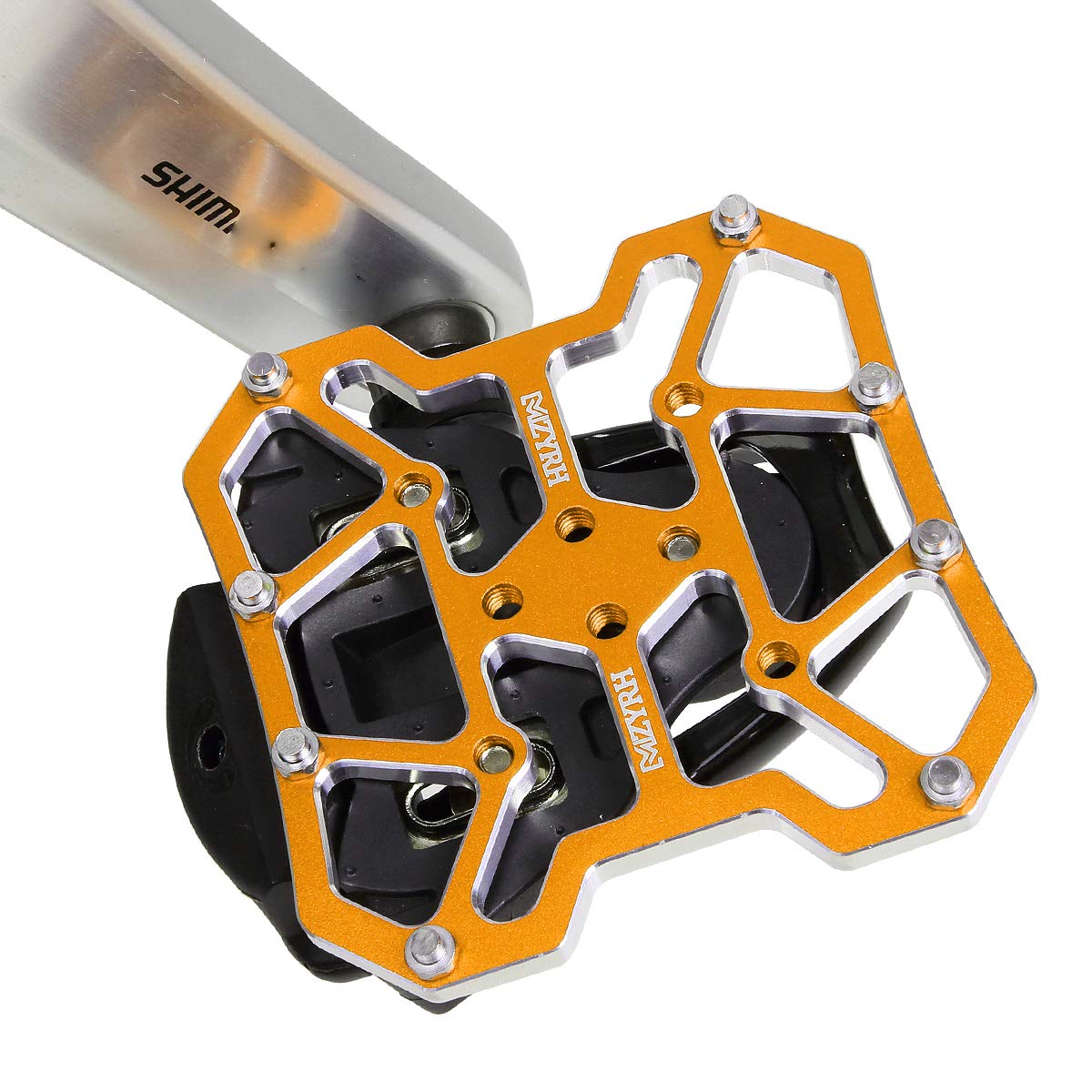 Mzyrh Bike Clipless Platform Adapter Pedal Universal ...