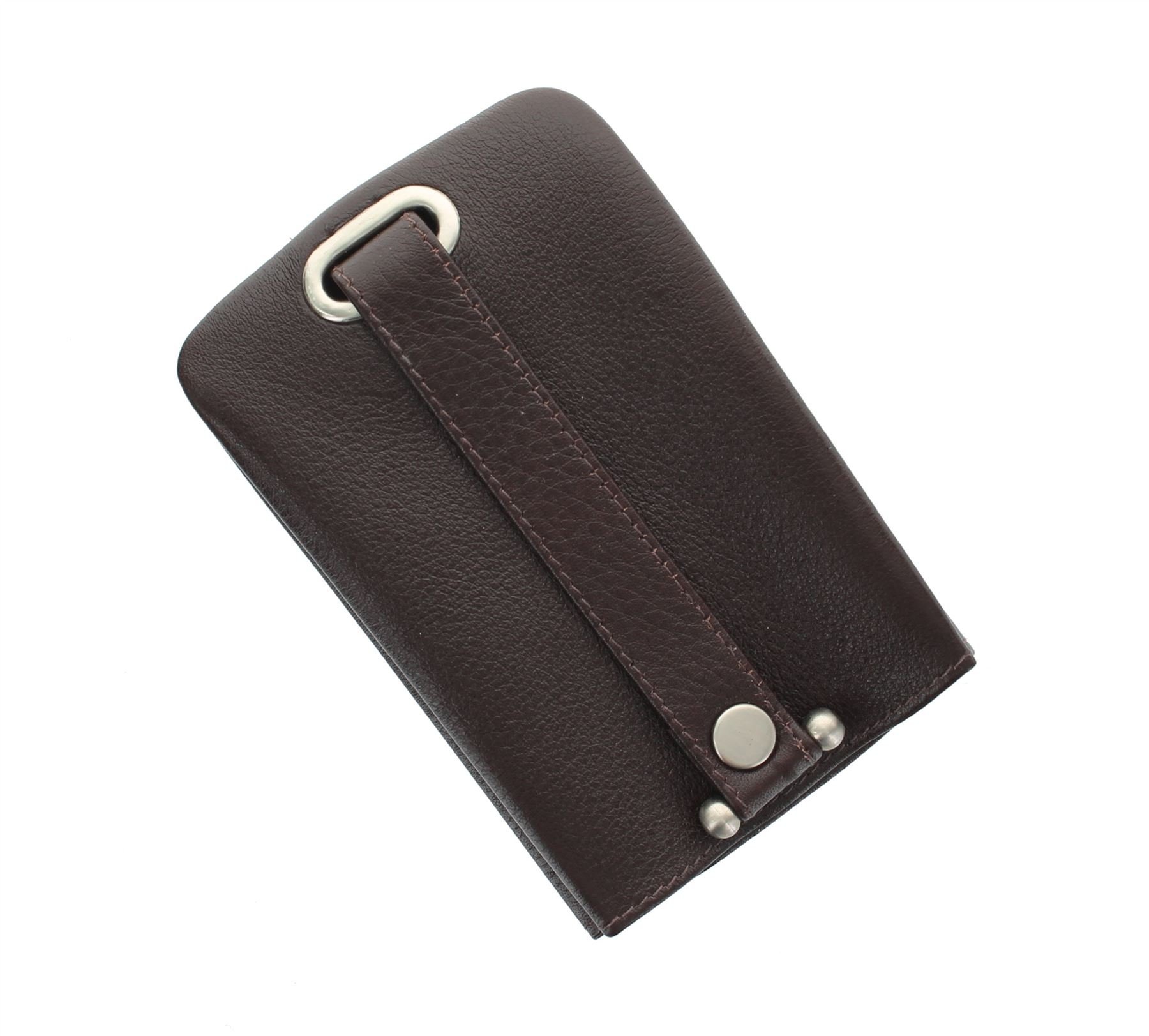 Mala Leather VERVE Collection Bell Key Case 581_26 Brown