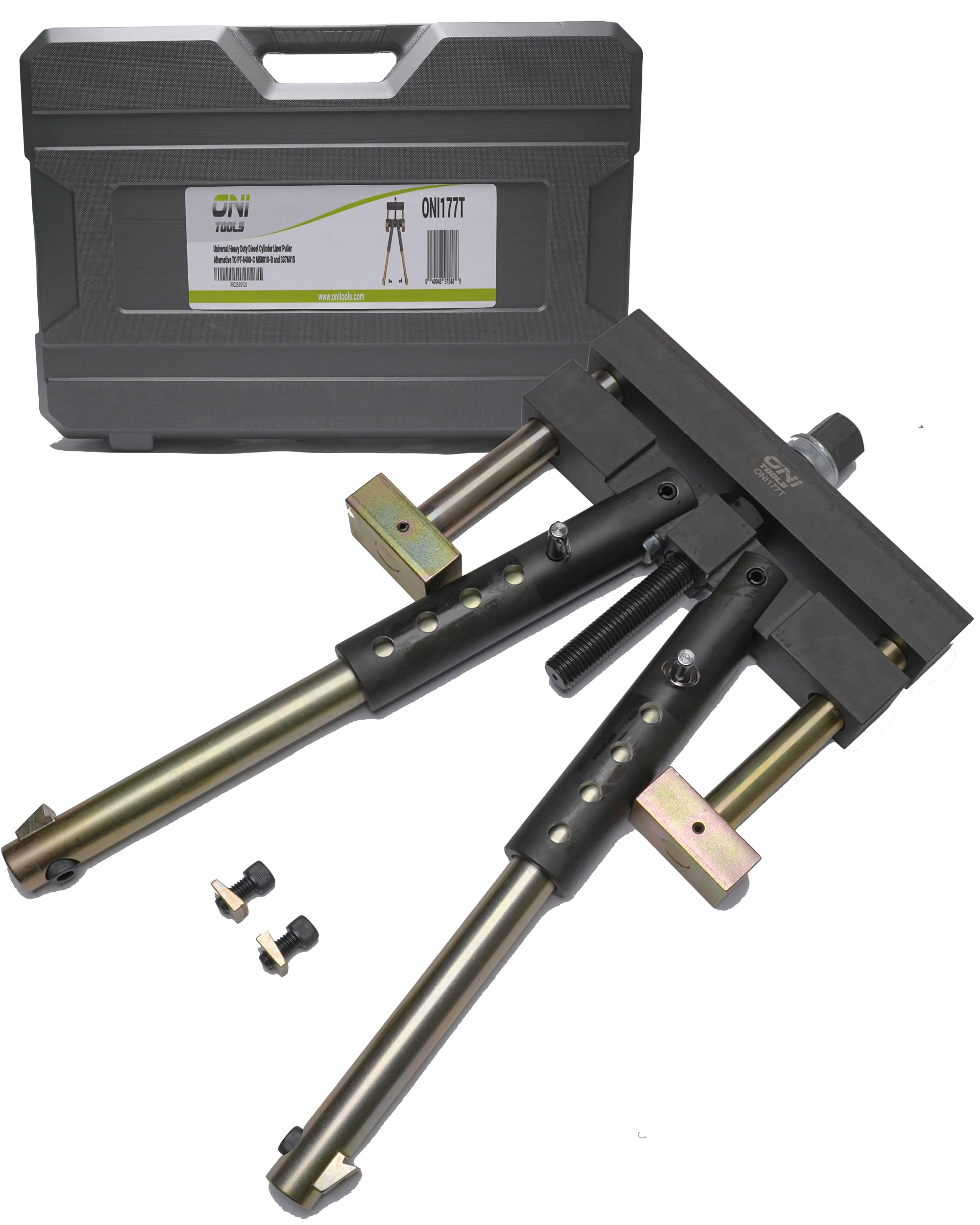 Universal Cylinder Liner Puller PT-6400-C Heavy Duty Fits For Cummins Caterpillar Detroit International Works On Wet Liners Only 3-7/8 To 6-1/4 Bore Replaces 3376015