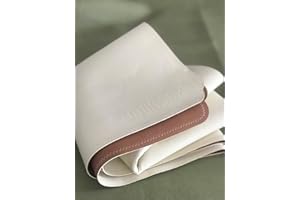 Uniklook Mat – 39”x39” Square | Luxurious, Faux-Leather Drop Cloth | Tummy Time, Picnic, Craft mat or Beach Blanket | Wipeable, Waterproof, Mat for Under High Chair Rug (Blanc, Terra, 39"x39")