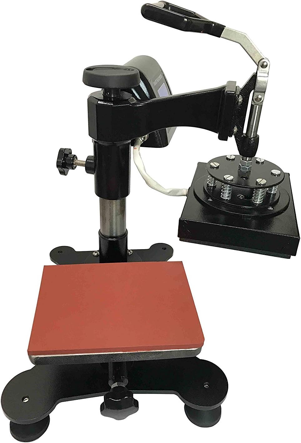 SigntigerGentle Swing Logo Heat Press Machine Manual Heat Transfer Press Logo Mark Printing Machine 110V (5.9" 7.87")