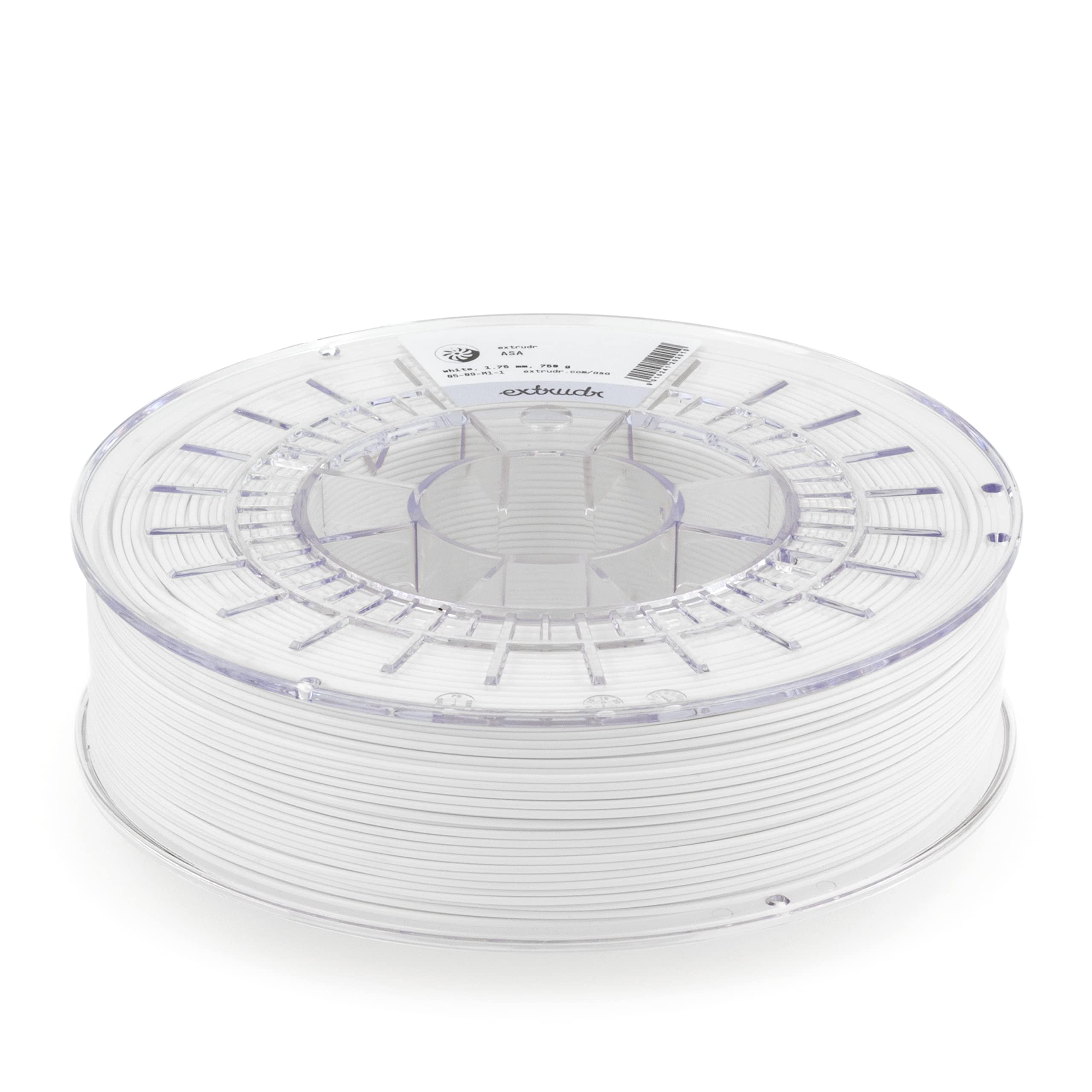 extrudr® DuraPro ASA ø1.75mm (750gr) 'White' - 3D Printer Filament - Made in Austria