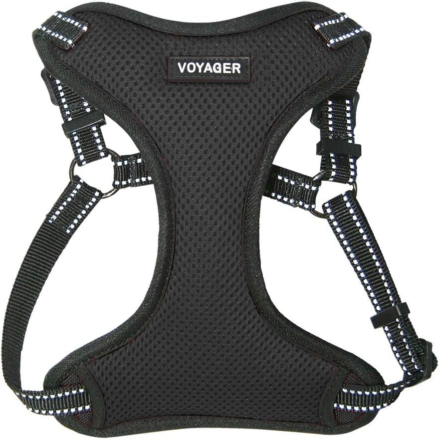 Voyager Adjustable Dog Harness with Reflective Stripes by Best Pet Supplies