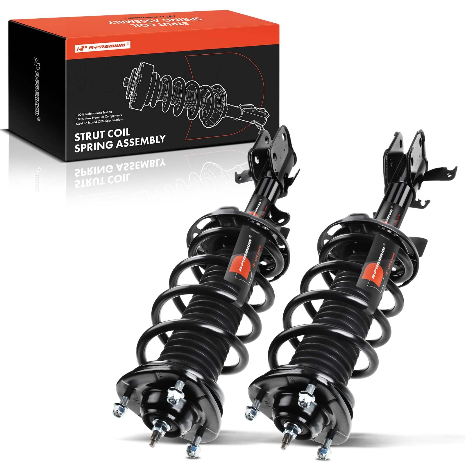 Photo 1 of A-Premium Front Complete Strut, Spring and Mount Assembly Compatible with Honda Odyssey 2013 2014 2015 2016 2017 V6 3.5L, 2-PC Set