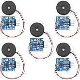 EC Buying 5Pcs Piezoelectric Vibration Sensor Module, Knock and Tapping Detection Board with Analog Output for Impact Monitoring, Compatible with 3.3V 5V Microcontroller Systems