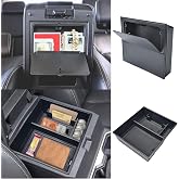 Center Console Organizer for 2025 2026 Toyota 4Runner 6th Gen Accessories | Middle Console Armrest Tray &amp; One-Tap Hidden Storage Box, ABS Materials, Non-slip Mats, Easy Organization - 2Pcs