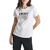 DKNY Womens Lounge Cotton Stretch Knit Top