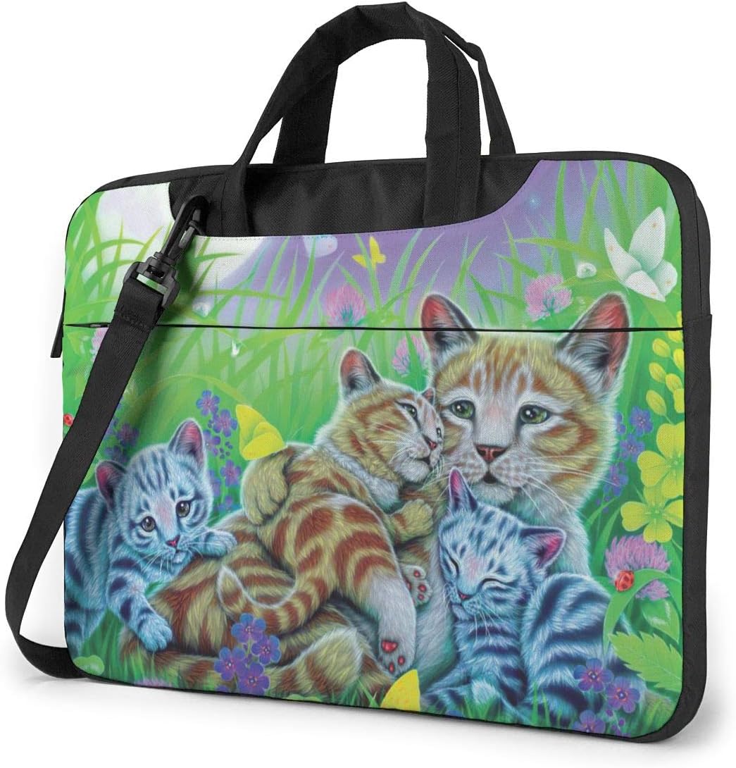 Kitten Cat Laptop Bag Carrying Handbag Briefcase for Laptop