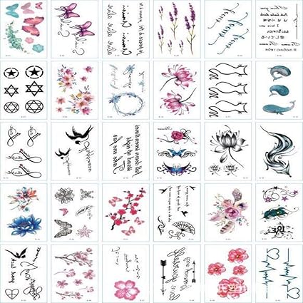 Tzxdbh 10pcs Petite Simulation Dautocollants De Tatouage