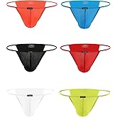iKingsky Men's High-leg Opening Bikini Underwear Sexy Brazilian Back Mens Underwear