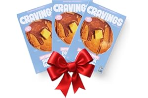 Cravings by Chrissy Teigen Pancake and Waffle Mix, Gluten free, Buttermilk Mochi Pancake & Waffle Mix, 3 Ingredients Mix, Makes 18 Pancakes, 14.2 oz (Pack of 3)