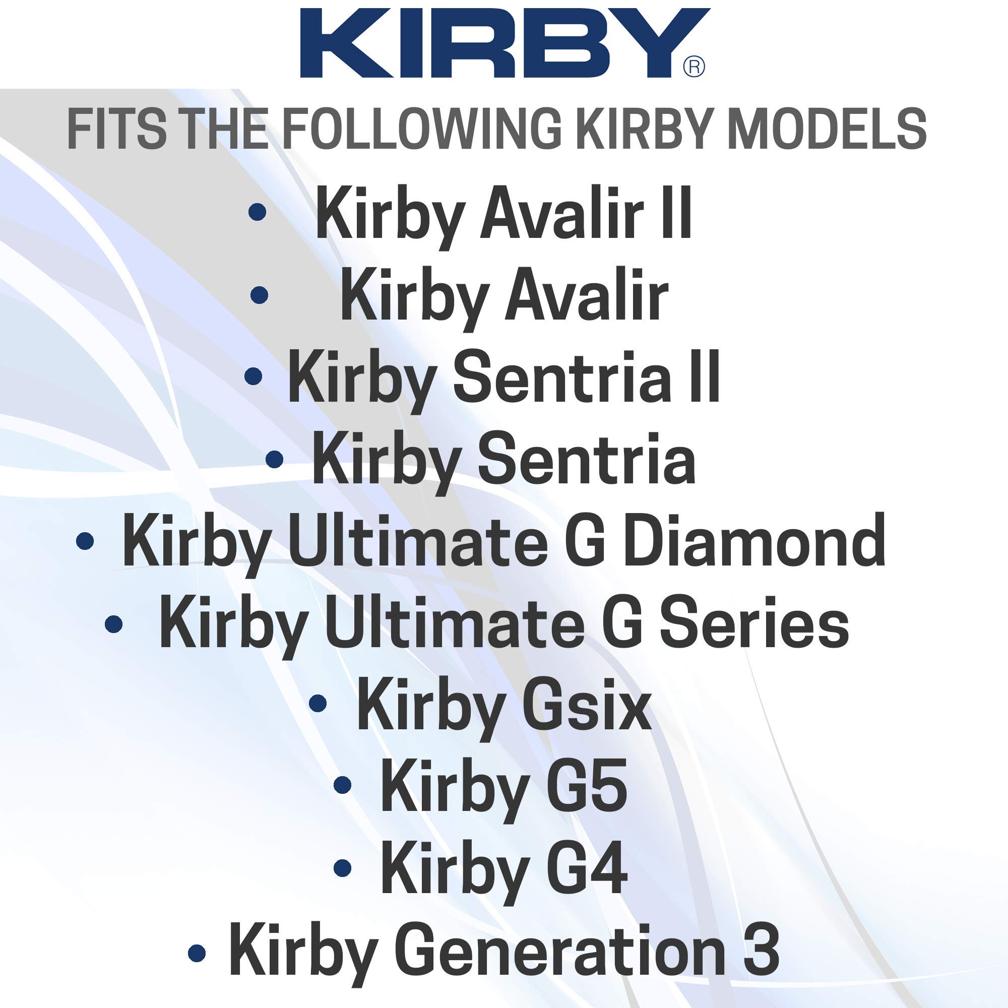 Kirby Allergen Reduction HEPA Filter Bags 6-Pack | Part #204811 | OEM Replacement for F-Style & Twist-Style Kirby Vacuums