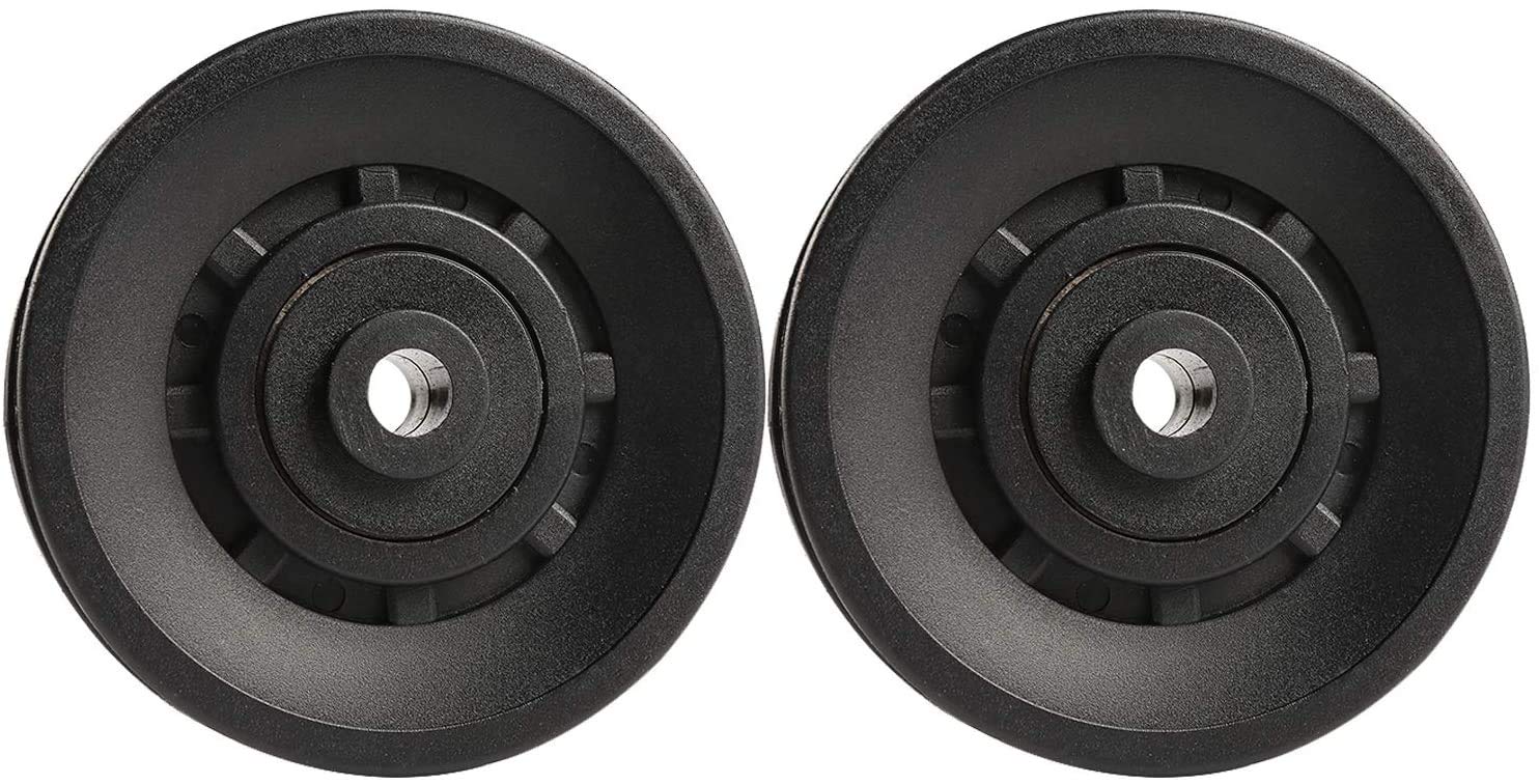 NC NC Pulley 90 mm Pulley 2 Pieces Universal Bearing Pulley for Fitness Equipment Gym Spare Parts Garage Door Cable Machine