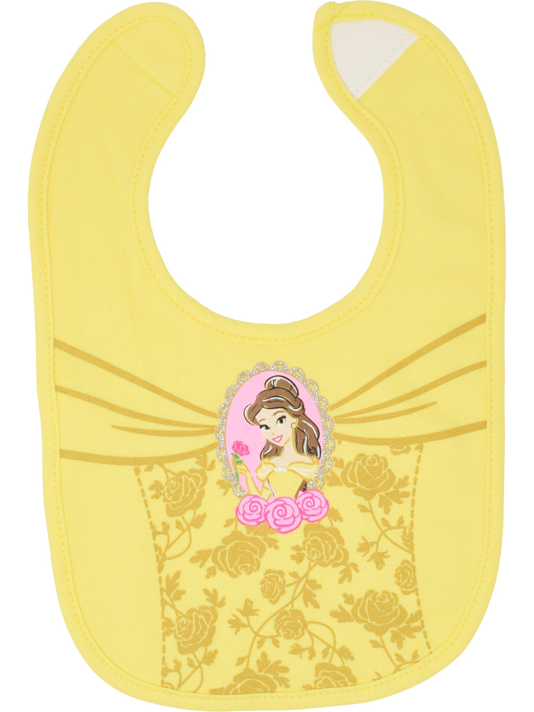 Disney Snow White Aurora Princess Belle Princess Ariel Princess Cinderella 5 Pack Bibs One Size