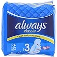 Always Classic 8 Nighttime Pads, Size 3 (Pack of 2)