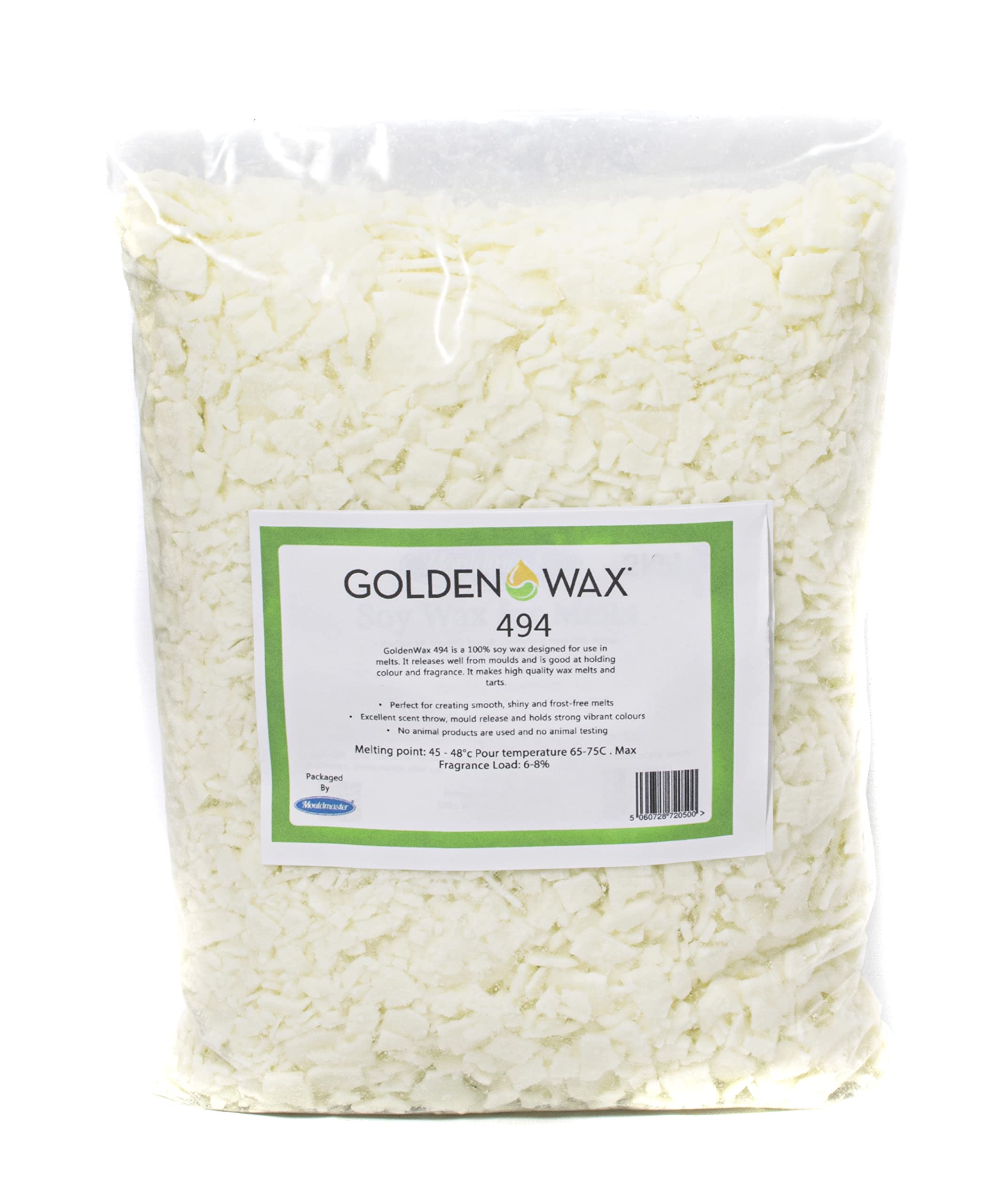 Golden Wax Soy for Melt 494, White, 1.5kg