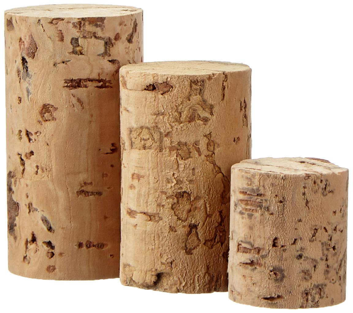 Major Brushes Assorted Cork Tops 100g Contains Approx 50 Pieces ranging from 2cm-4cm in Length, Natural