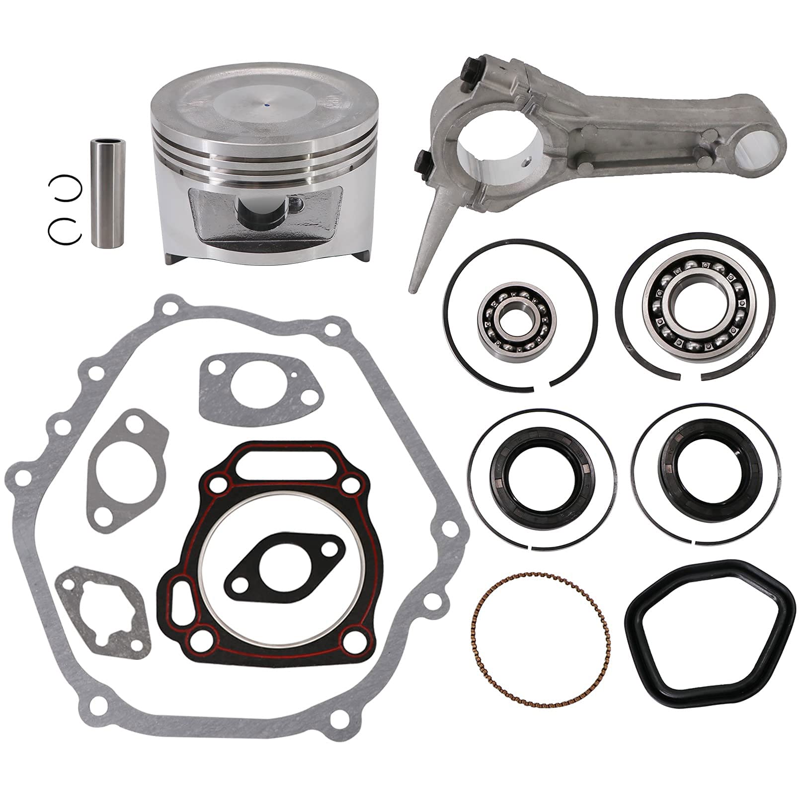 Photo 1 of Tektall GX390 13HP GX 390 Engine 88mm Piston Connecting Rod Crank Bearing Kit 13101-ZF6-W00 13200-Z1C-900 12391-ZE2-020