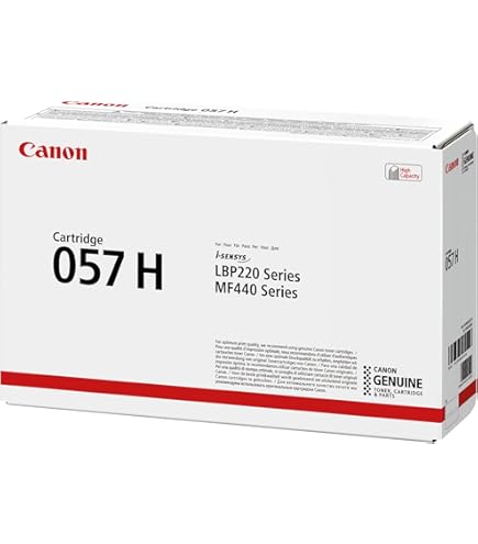 Amazon.com: Canon Genuine 057 High Yield Black Toner Cartridge 2