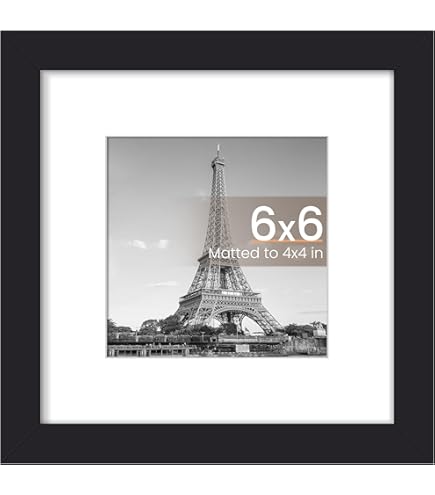 Amazon.com: ZXT-parts Black 6x6 Picture Frames with 4x4 Opening